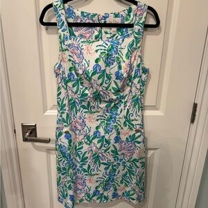 Lilly Pulitzer Colorful Floral Pattern Dress Size 8